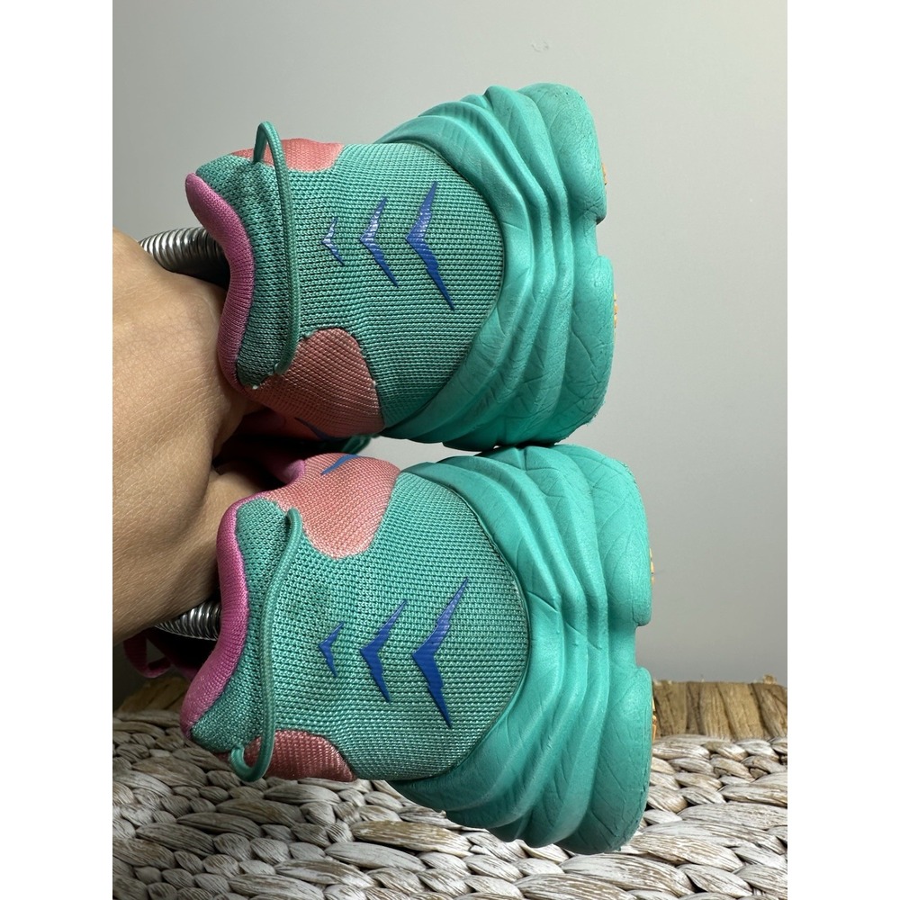 Hoka One One Women Rincon 3 Shoes Pink Blue Sneakers 1119396PPAT Size 7.5B - Picture 7 of 8